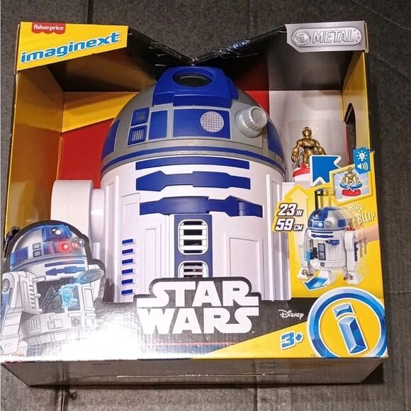 NWT Fisher-Price Imaginext Star Wars R2-D2  Toy C-3P0 Character Key hot toy - Picture 8 of 13